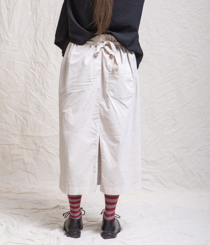 VELVET WRAP SKIRT