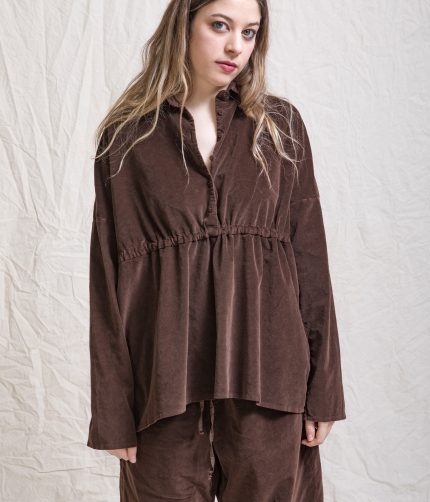 DRAWSTING COLLAR SHIRT V