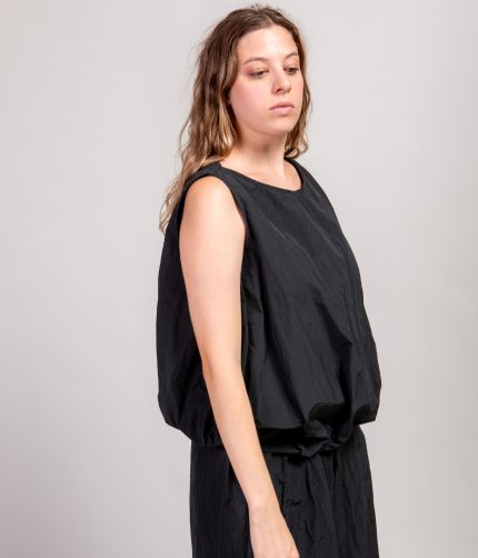 PLEATED TANK TOP N