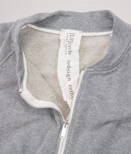 LINEN PLUSH BOMBER